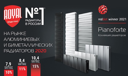 Секционный радиатор Royal Thermo: купить в СПБ. Чистый воздух