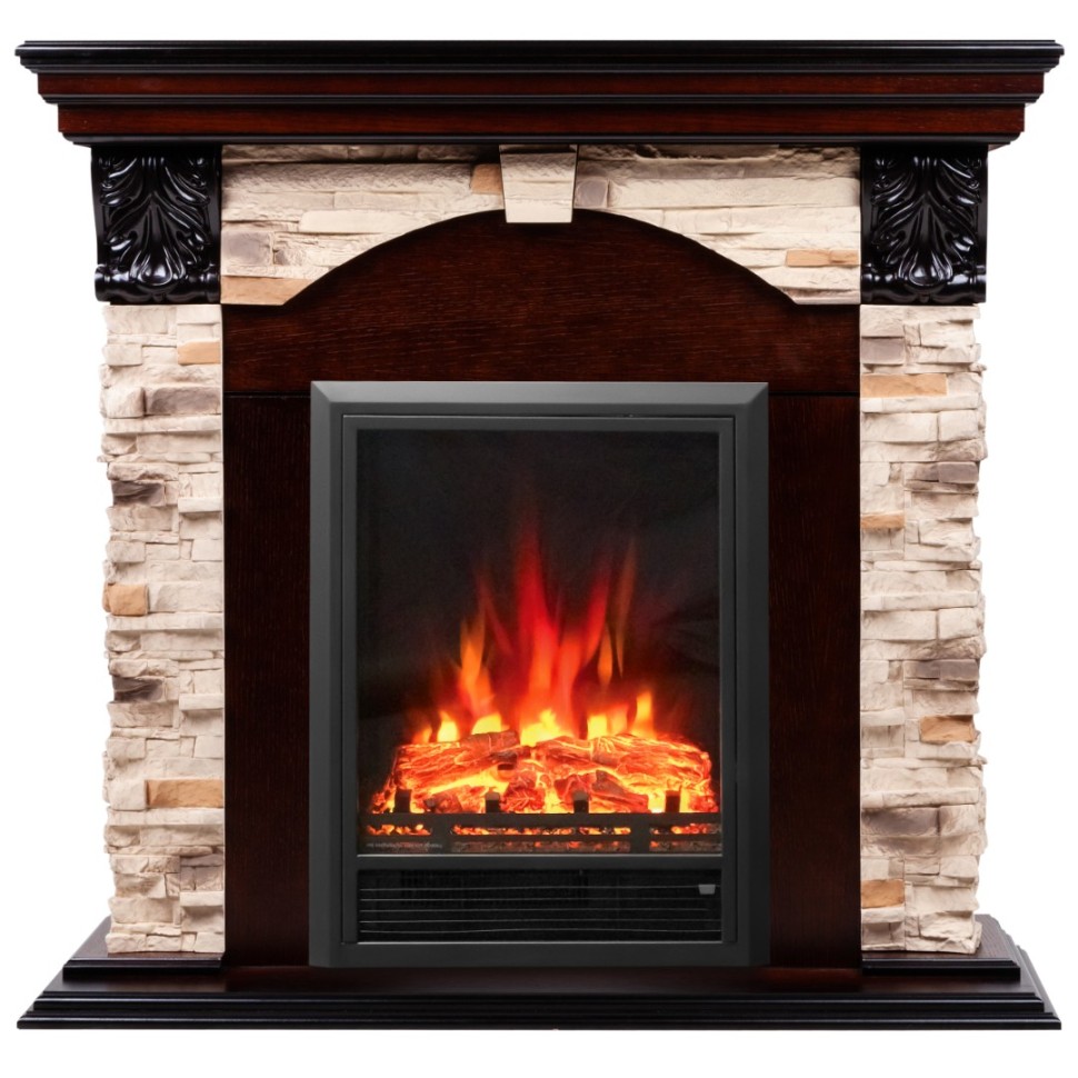 Камин электрический RealFlame Dublin Rock STD/EUG AO с  Eugene