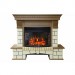 Портал Royal Flame Pierre Luxe Dioramic 25 FX камень белый/дуб
