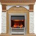 Каминокомплект Dimplex Dublin - Дуб / Сланец белый с очагом Chesford