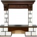 Каминокомплект Royal Flame Pierre Luxe - Белый / Темный дуб с очагом Vision 23 EF LED FX