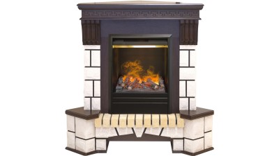 Камин электрический RealFlame Stone Corner c очагом 3D Olympic