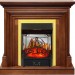 Каминокомплект Royal Flame Bradford - Орех с очагом Majestic FX M Brass