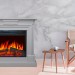 Каминокомплект Royal Flame Chelsea - Белый (Ширина 1350 мм) с очагом Vision 42 LOG LED