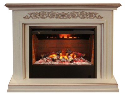 Камин электрический RealFlame Leticia 26 WT с Helios 26 3D