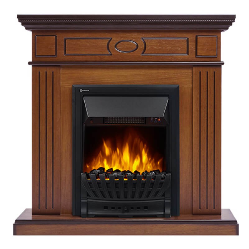 Каминокомплект Electrolux Bianco Classic дуб с очагом EFP/P-1020LS