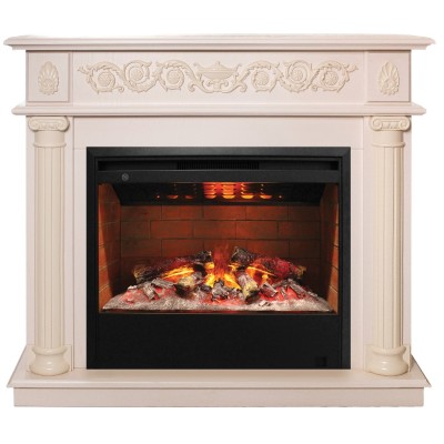 Камин электрический RealFlame Attica 26 WT с Helios 26 3D