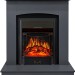 Каминокомплект Royal Flame Barcelona (разборный) - Серый графит с очагом Majestic FX Black