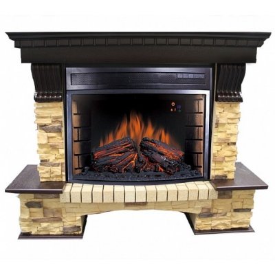 Портал Royal Flame Pierre Luxe Dioramic 25 FX сланец/темный дуб