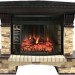 Портал угловой Royal Flame Pierre Luxe Dioramic 25 FX сланец/темный дуб