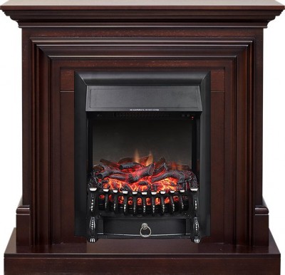 Каминокомплект Royal Flame Bradford - Темный дуб с очагом Fobos FX Black