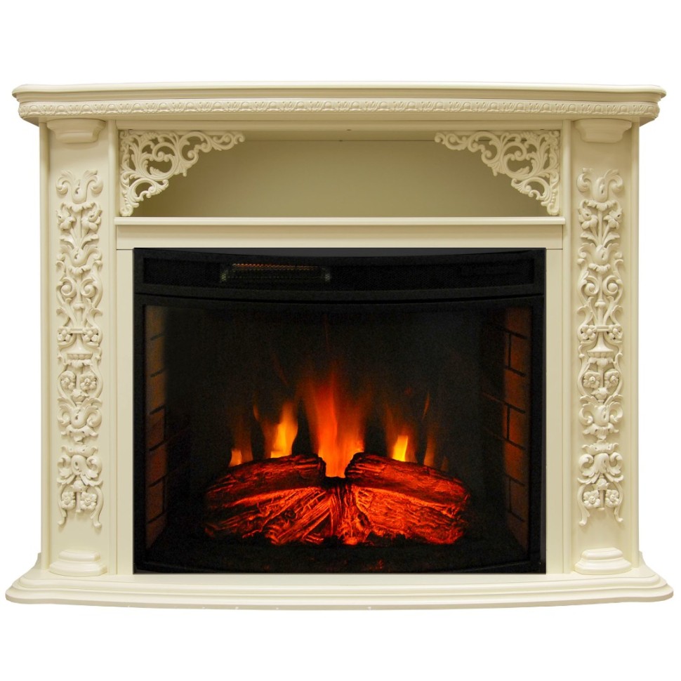 Камин электрический RealFlame Izabella 33 WT с FireSpace 33 S IR 1