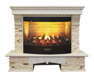 Камин электрический RealFlame Sorento 33 WT c FireStar 33 3D