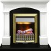 Каминокомплект Dimplex Langford - Белый с черным с очагом Danville Antique Brass FB2