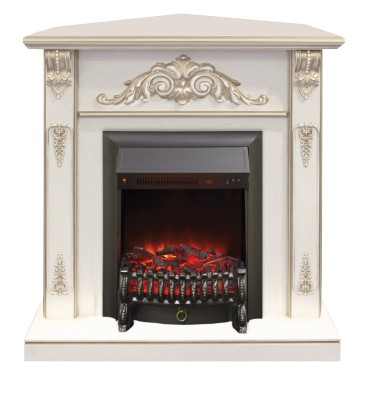Камин электрический RealFlame Anita Corner (угловой) WT с Fobos Lux S BL