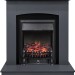 Каминокомплект Royal Flame Barcelona (разборный) - Серый графит с очагом Fobos FX Black