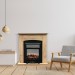 Каминокомплект Royal Flame Barcelona (разборный) - Серый графит с очагом Fobos FX Brass