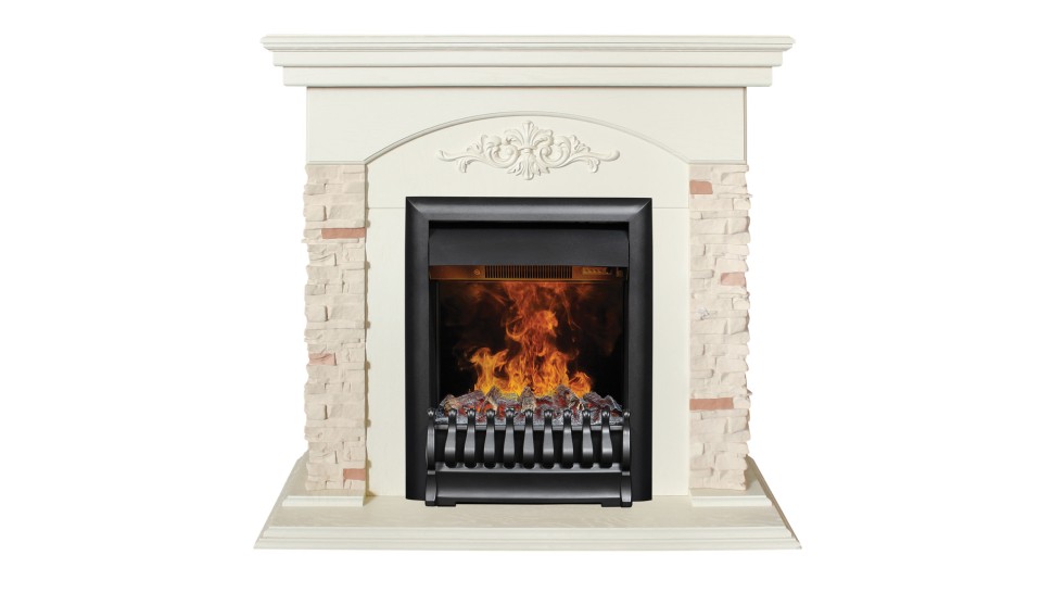 Камин электрический RealFlame Neapolis WT  c очагом 3D Oregan