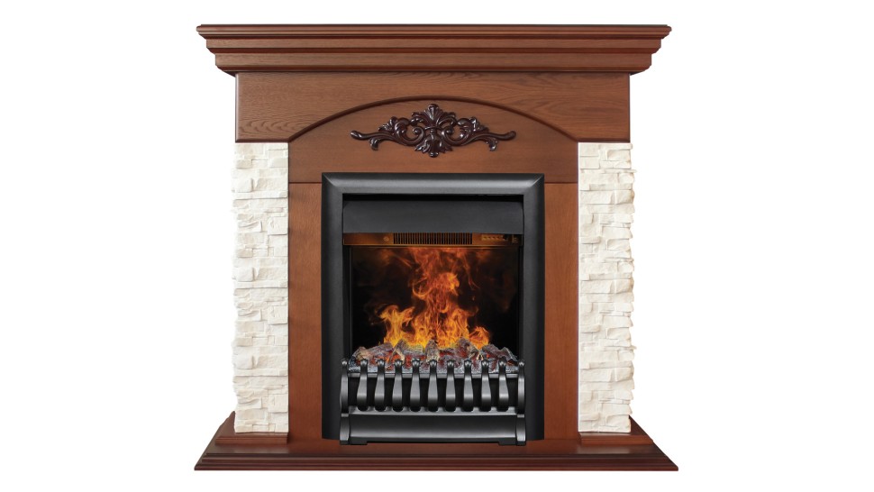 Камин электрический RealFlame Neapolis NT c очагом 3D Oregan