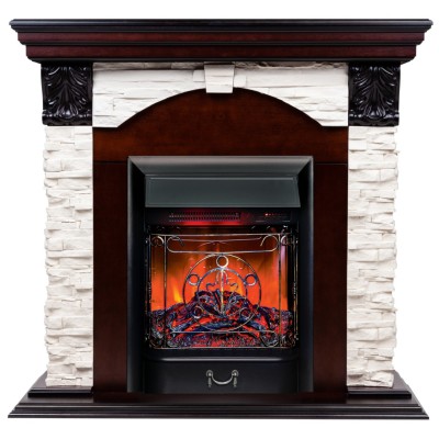 Камин электрический RealFlame Dublin Lux AO с Majestic Lux BL S