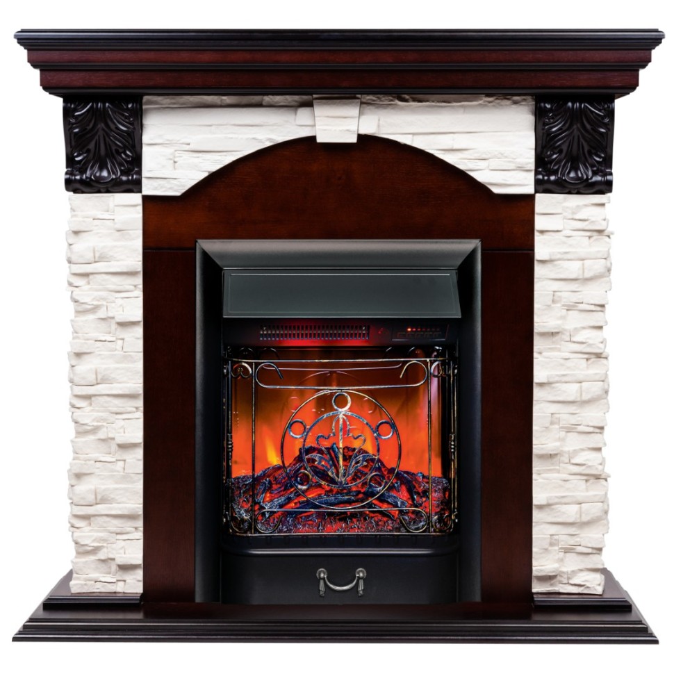 Камин электрический RealFlame Dublin Lux AO с Majestic Lux BL S