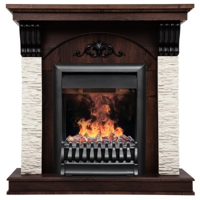 Камин электрический RealFlame Corfino NT c очагом 3D Oregan