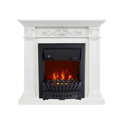 Каминокомплект Royal Flame Verona - Белый дуб с очагом Aspen Black
