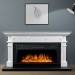 Каминокомплект Royal Flame Carlyle - Белый с очагом Vision 42 LED