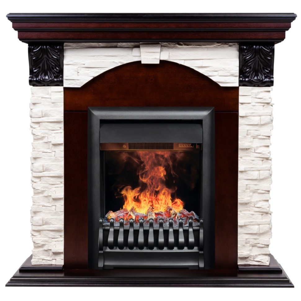 Камин электрический RealFlame Dublin Lux AO с Oregan 3D