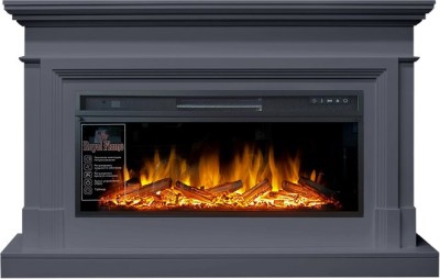 Каминокомплект Royal Flame Coventry - Серый графит (Ширина 1400 мм) с очагом Vision 42 LOG LED