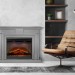 Каминокомплект Royal Flame Coventry - Серый графит (Ширина 1400 мм) с очагом Vision 42 LOG LED