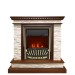 Каминокомплект Royal Flame Calgary - Дуб / Сланец белый с очагом Aspen Gold