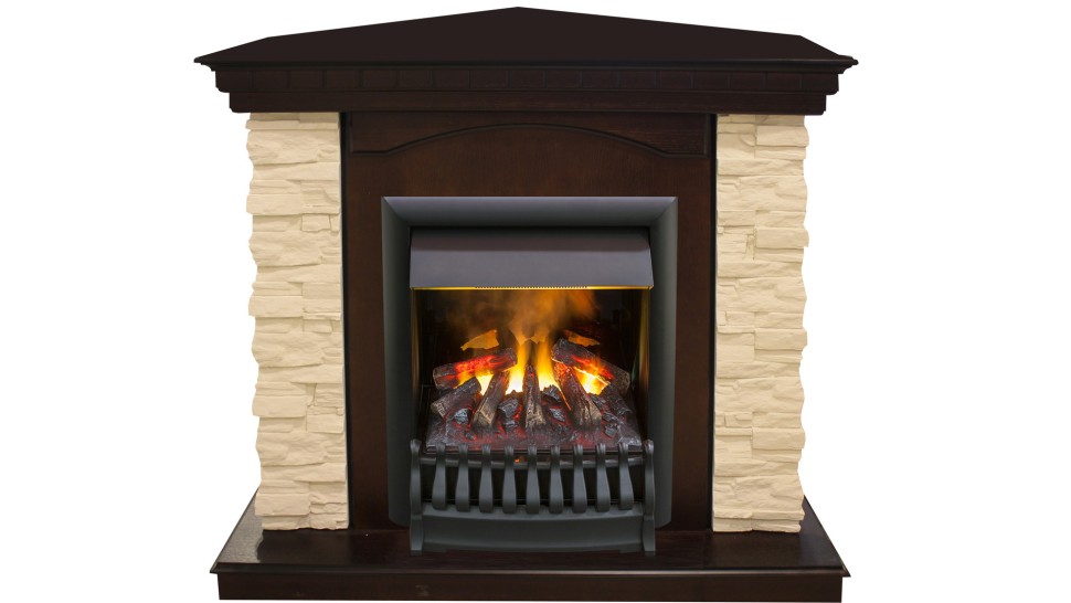 Камин электрический RealFlame Elford Corner AO c очагом 3D Oregan