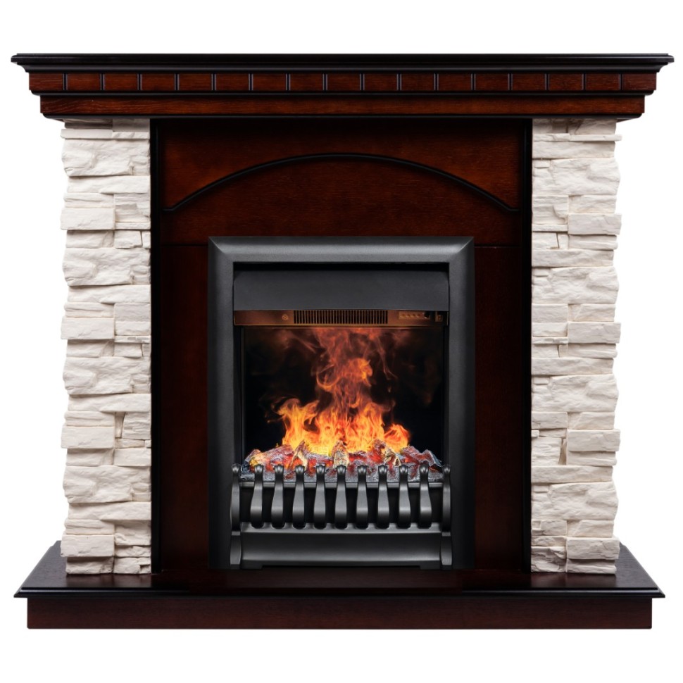 Камин электрический RealFlame Elford AO с Oregan 3D