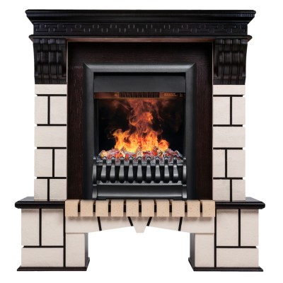 Камин электрический RealFlame Stone STD c очагом 3D Oregan