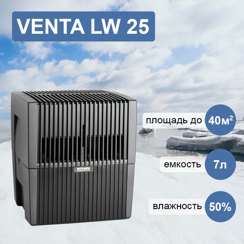 Venta LW 25 черная мойка воздуха