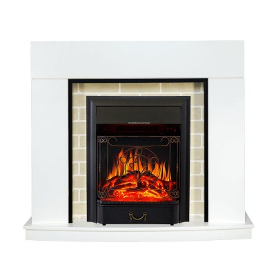 Каминокомплект Royal Flame Montana - Белый с очагом Majestic FX Black