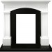 Каминокомплект Royal Flame Langford - Белый с черным с очагом Majestic FX Black