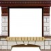 Портал Dimplex Pierre Luxe Symphony 2608/Symphony 2624L белый камень/темный дуб