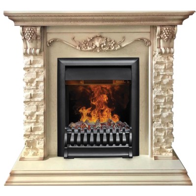 Камин электрический RealFlame Patricia WT c очагом 3D Oregan