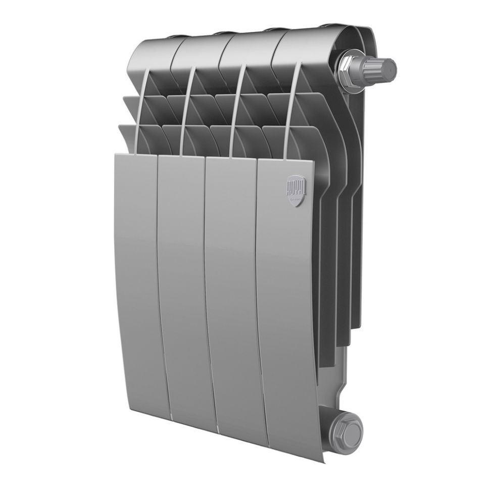 Royal Thermo BiLiner 350 V 4 секций Silver Satin радиатор