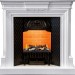 Каминокомплект Dimplex Chelsea - Белый (Ширина 1080см) с очагом Cassette 400 LNH-INT (с дровами)