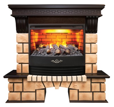 Камин электрический RealFlame Stone Brick с Firestar 25,5 3D