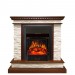 Каминокомплект Royal Flame Calgary - Дуб / Сланец белый с очагом Majestic FX Black