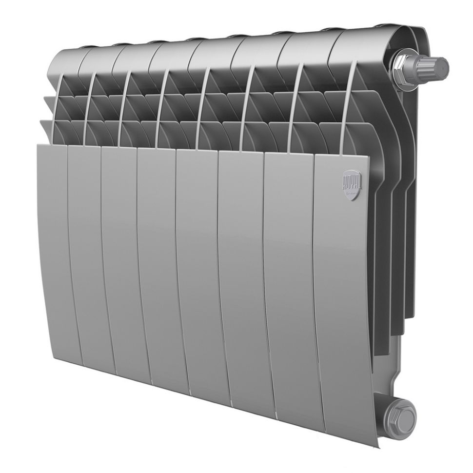 Royal Thermo BiLiner 350 V 8 секций Silver Satin радиатор