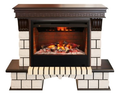Камин электрический RealFlame Stone New 26 AO с Helios 26 3D