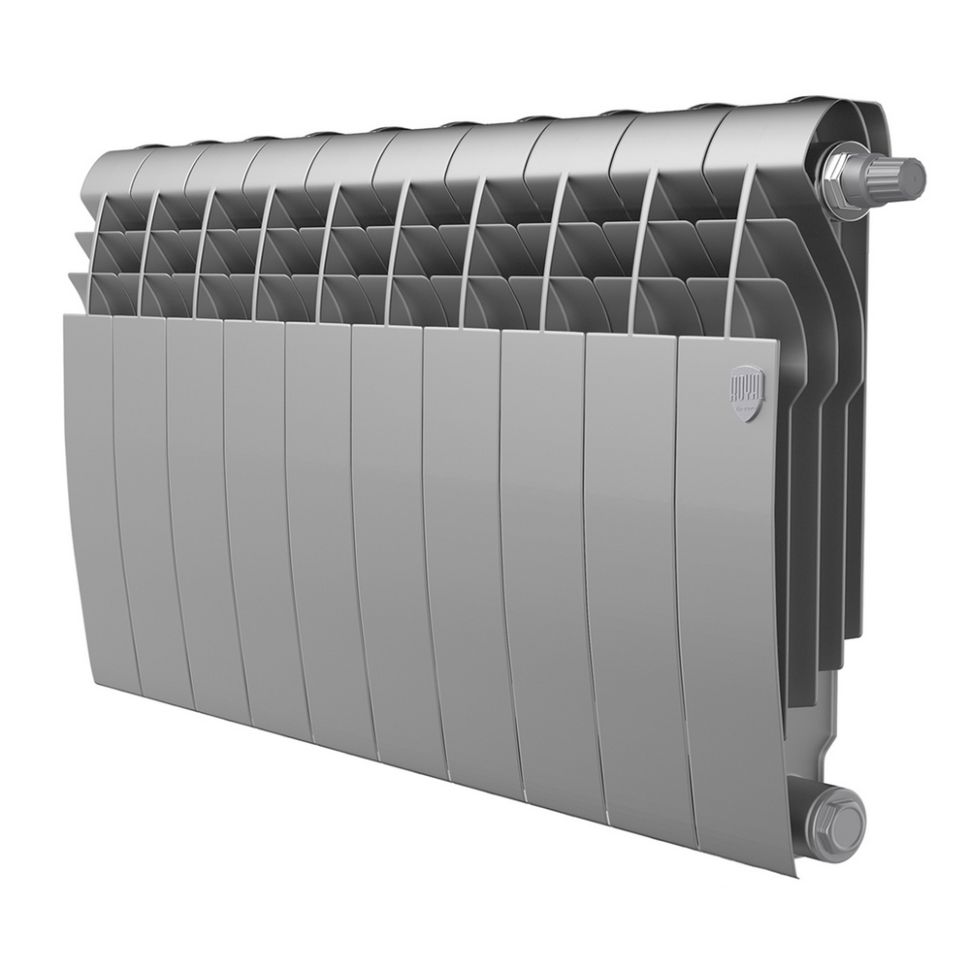 Royal Thermo BiLiner 350 V 10 секций Silver Satin радиатор