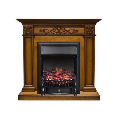 Каминокомплект Royal Flame Verona - Дуб антик с очагом Fobos FX Black