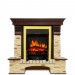 Каминокомплект Royal Flame Pierre Luxe - Темный дуб / Сланец с очагом Fobos FX Brass