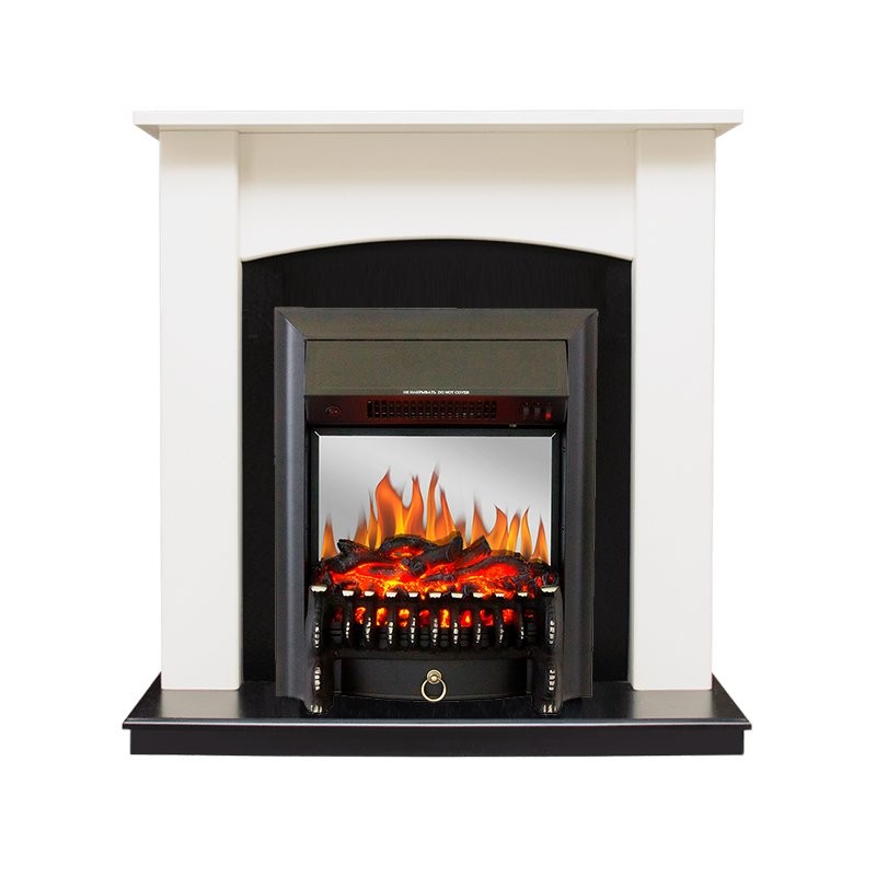 Каминокомплект Royal Flame Baltimore - Слоновая кость, черный с очагом Fobos FX M Black